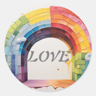 Calcomania Classic Round Sticker