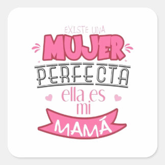 Calcomania Mother's Day Square Sticker
