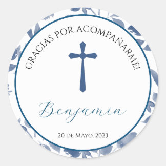 CALCOMANIA PARA EVENTO RELIGIOSO  CLASSIC ROUND STICKER
