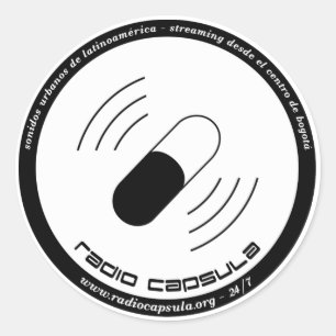 Calcomanias de RC Classic Round Sticker