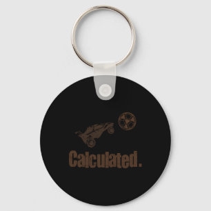 Calculated Vintage Retro Rocket Soccer Rc Car Key Ring