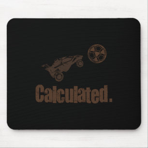 Calculated Vintage Retro Rocket Soccer Rc Car Mouse Mat