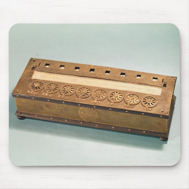 Calculating machine invented by Blaise Pascal Mouse Mat (Front)