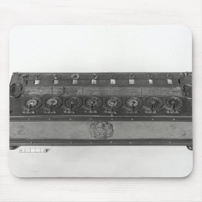 Calculating Machine invented Mouse Mat (Front)