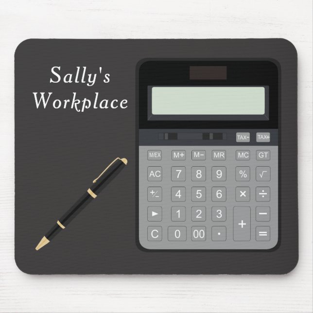 Calculator and Pen Mouse Pad (Front)