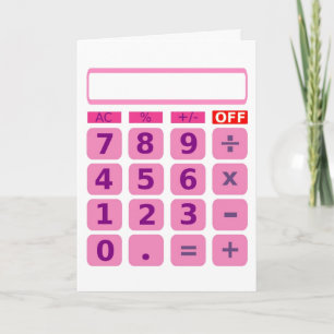 Calculator Card