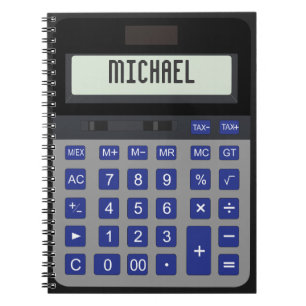 Calculator graphic notebook