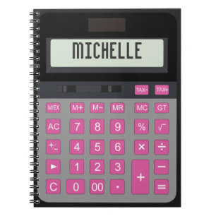 Calculator graphic notebook