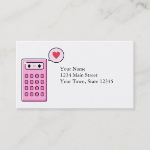 Calculator Love Business Card