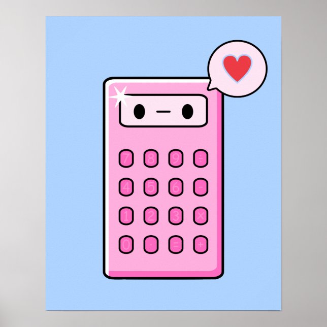 Calculator Love Poster (Front)