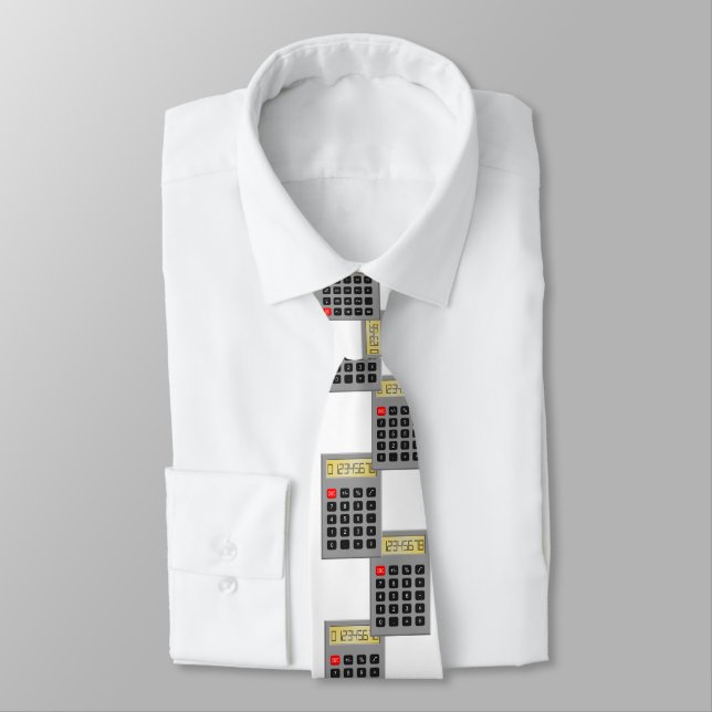 Calculator Math Accountant Tie (Tied)