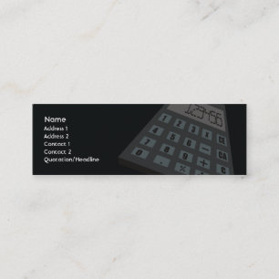 Calculator - Skinny Mini Business Card