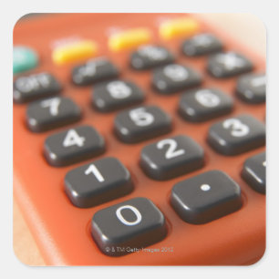 Calculator Square Sticker