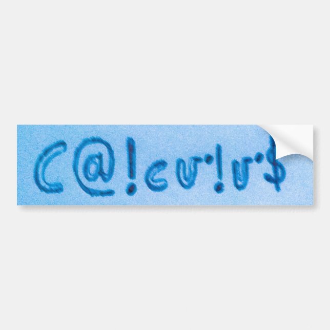 calculus calculu$ coexist bumper sticker (Front)