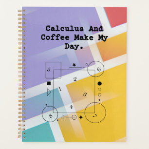 Calculus & Coffee Lover  Math Teacher Daily Ritual Planner