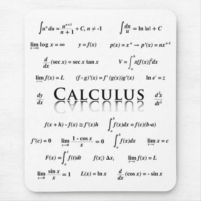 Calculus Equations Mouse Mat (Front)