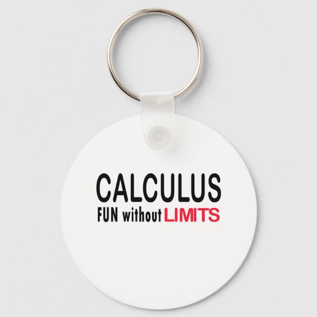 Calculus _ fun without limits key ring (Front)