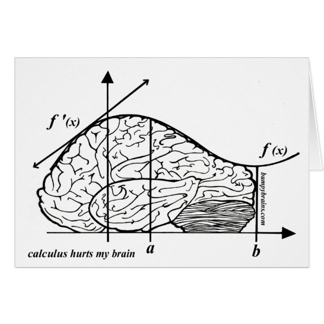 Calculus Hurts my Brain (Front Horizontal)