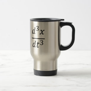 Calculus joke travel mug