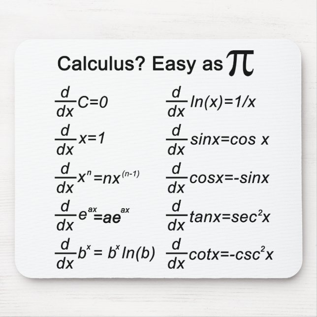 Calculus Mousepad (Front)
