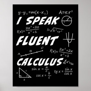 Calculus Pi Day Algebra Geometry Trigonometry Stud Poster