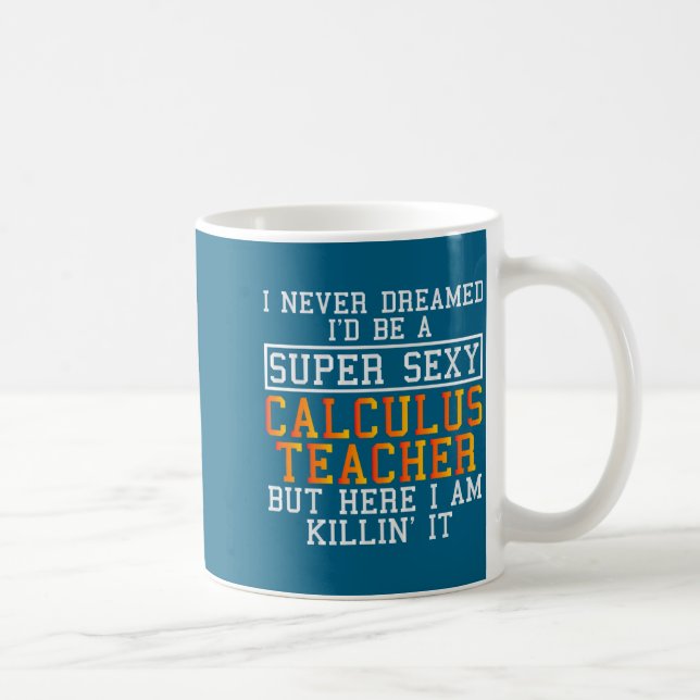 Calculus Teacher Funny Math Professor  Coffee Mug (Right)