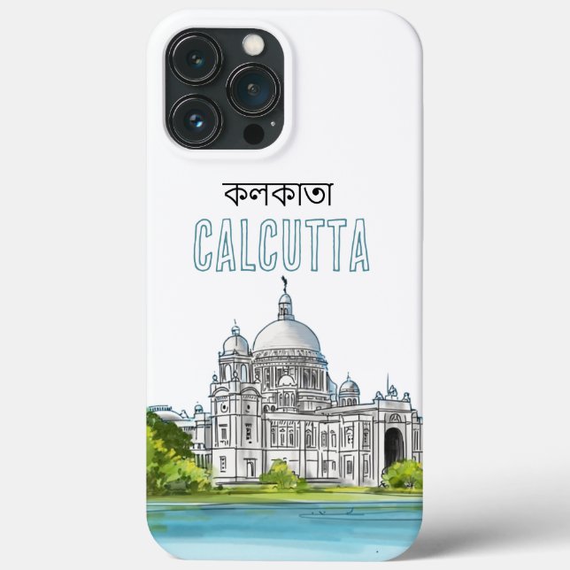 Calcutta "Victoria Memorial" Kolkata Bengali Case-Mate iPhone Case (Back)
