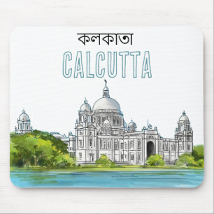 Calcutta "Victoria Memorial" Kolkata Bengali Mouse Mat