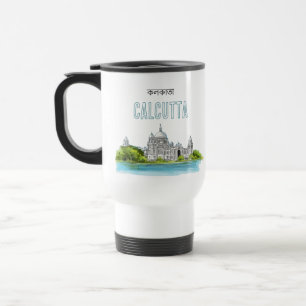 Calcutta "Victoria Memorial" Kolkata Bengali Travel Mug