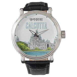 Calcutta "Victoria Memorial" Kolkata Bengali Watch
