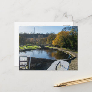 Calder and Hebble Navigation: Salterhebble Locks Postcard