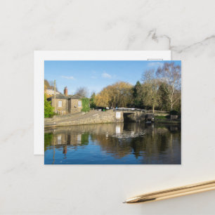 Calder and Hebble Navigation: Salterhebble Locks Postcard