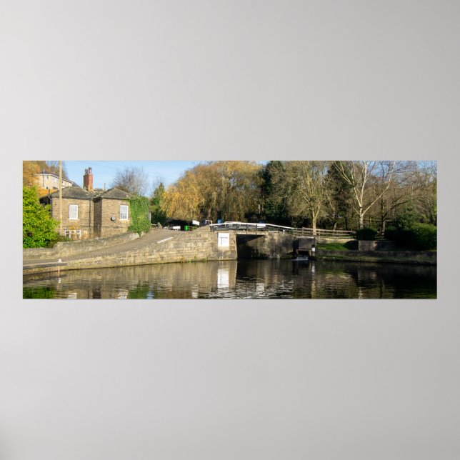 Calder and Hebble Navigation: Salterhebble Locks Poster (Front)