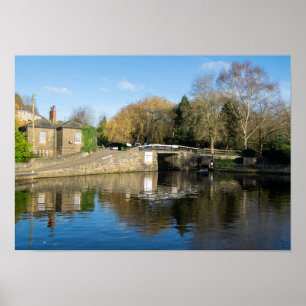 Calder and Hebble Navigation: Salterhebble Locks Poster