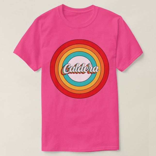 Caldera Name Shirt Vintage Caldera Circle (Design Front)