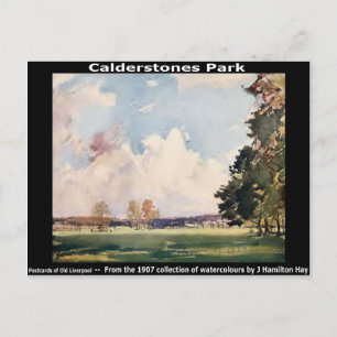 Calderstones Park, Allerton, Liverpool. Postcard
