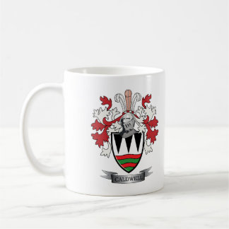 Caldwell Family Crest Coat of Arms Coffee Mug
