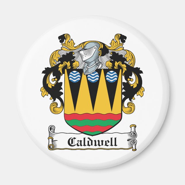 Caldwell Family Crest Magnet (Front)