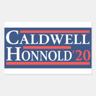 Caldwell Honnold 2020 Rectangular Sticker