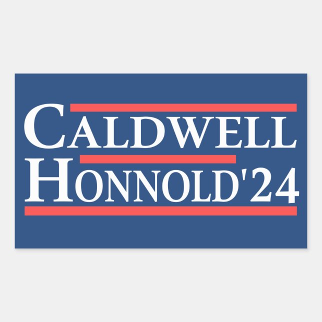 Caldwell Honnold 2024 Rectangular Sticker (Front)