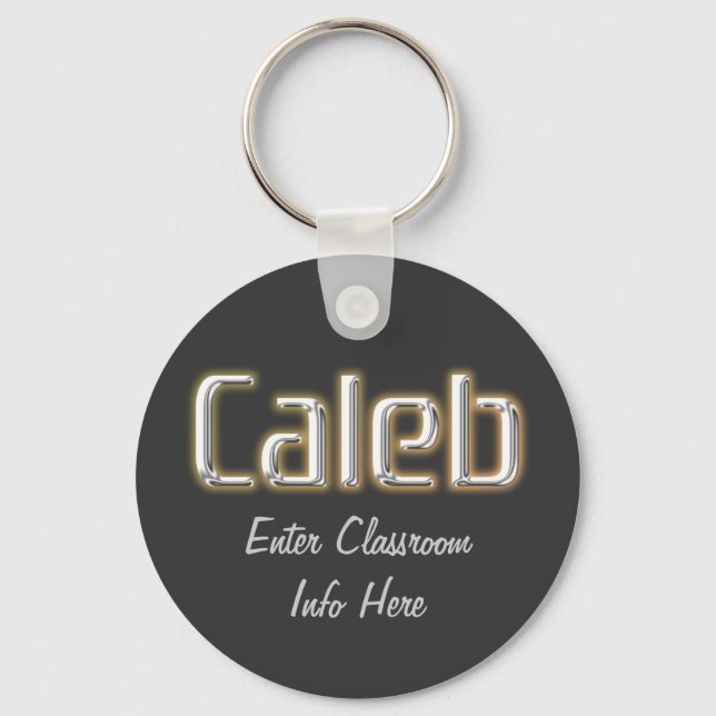 Caleb ID KeyChain (Front)