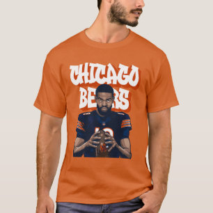 Caleb Williams Bears Graffiti Sketch Vector Art Ov T-Shirt
