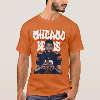 Caleb Williams Bears Graffiti Sketch Vector Art Ov T-Shirt