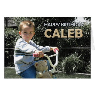 Caleb's card