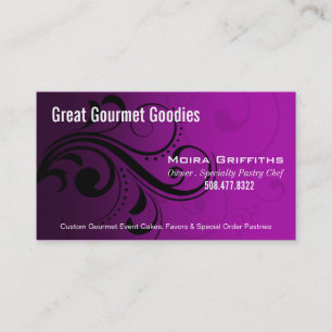 Caleché Swirl Stylish Business Card template
