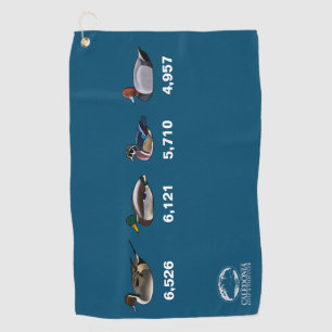 Caledonia "Four Ducks"  Golf Towel