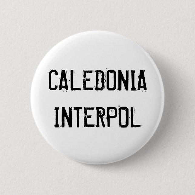 Caledonia Interpol Button (Front)