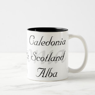 Caledonia Scotland Alba Two-Tone Coffee Mug