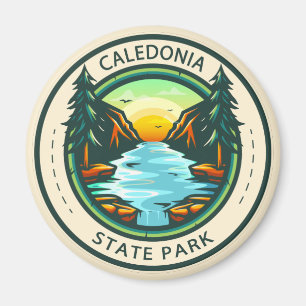 Caledonia State Park Pennsylvania Badge Magnet