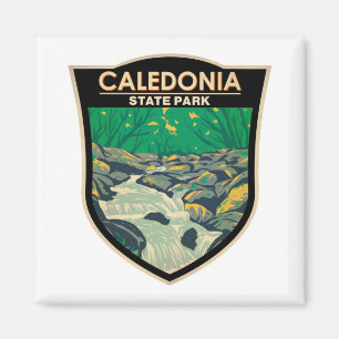 Caledonia State Park Pennsylvania Vintage Badge Magnet